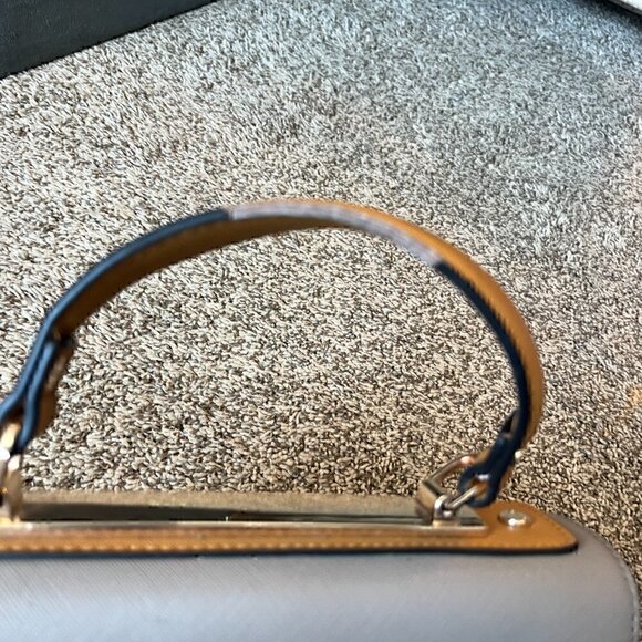 Dune London silver and tan handbag - Picture 2 of 7